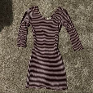 Striped Bodycon dress